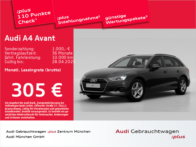 A4 Avant 30 TDI S tronic Navi+/PDC+/SitzHzg
