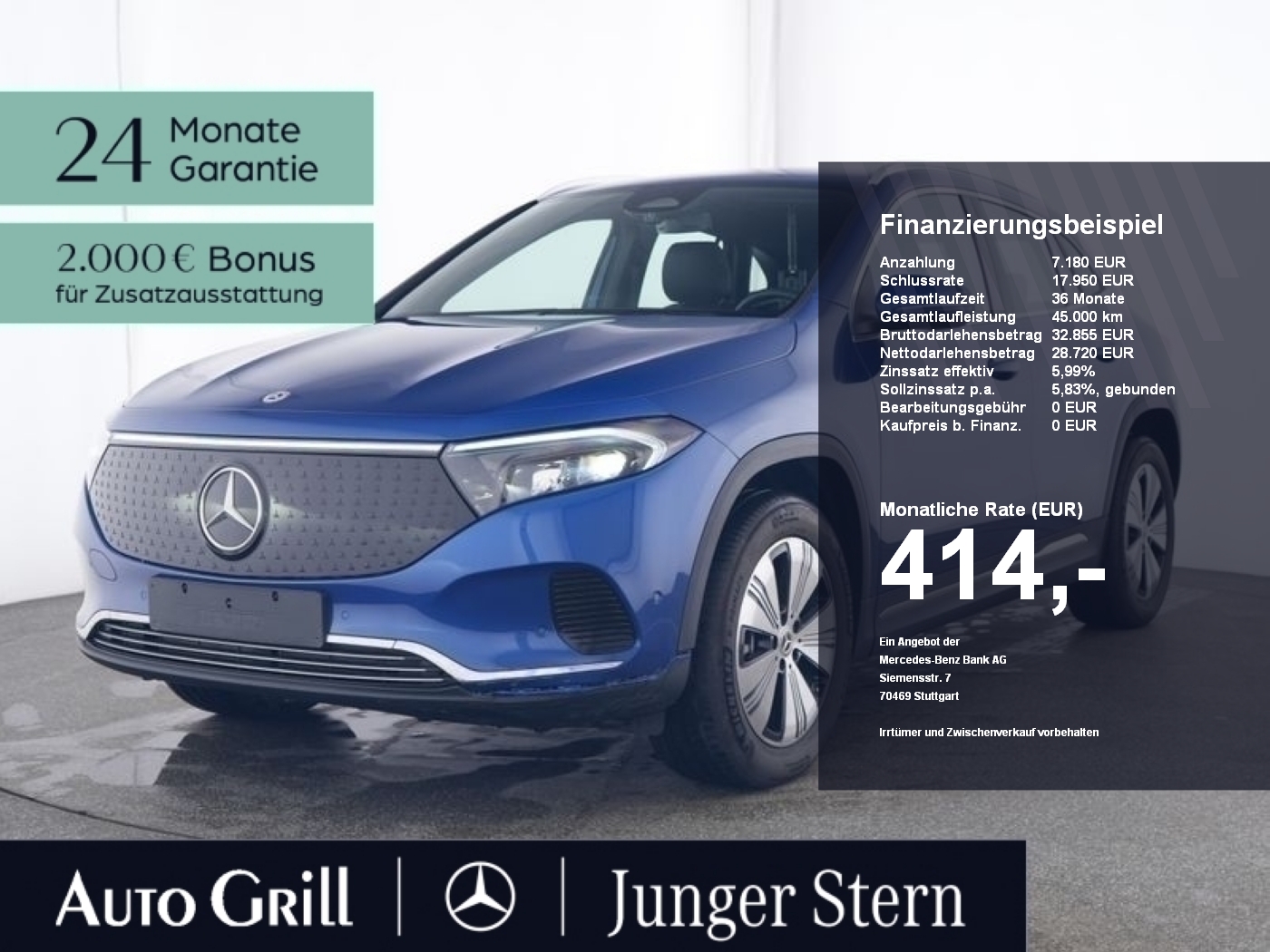 Mercedes-Benz EQA 250 Progressive DistronicOD