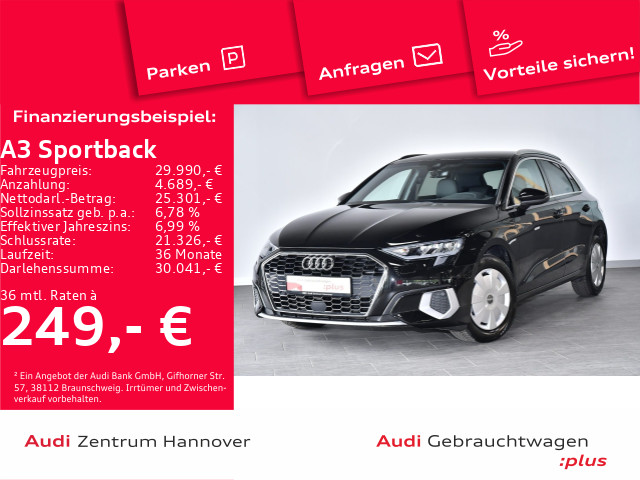 Audi A3 Sportback advanced 30 TDI Infotaiment Paket