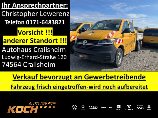 T6.1 Pritsche Doka 2.0 TDI AHK Klima LED 3 to.