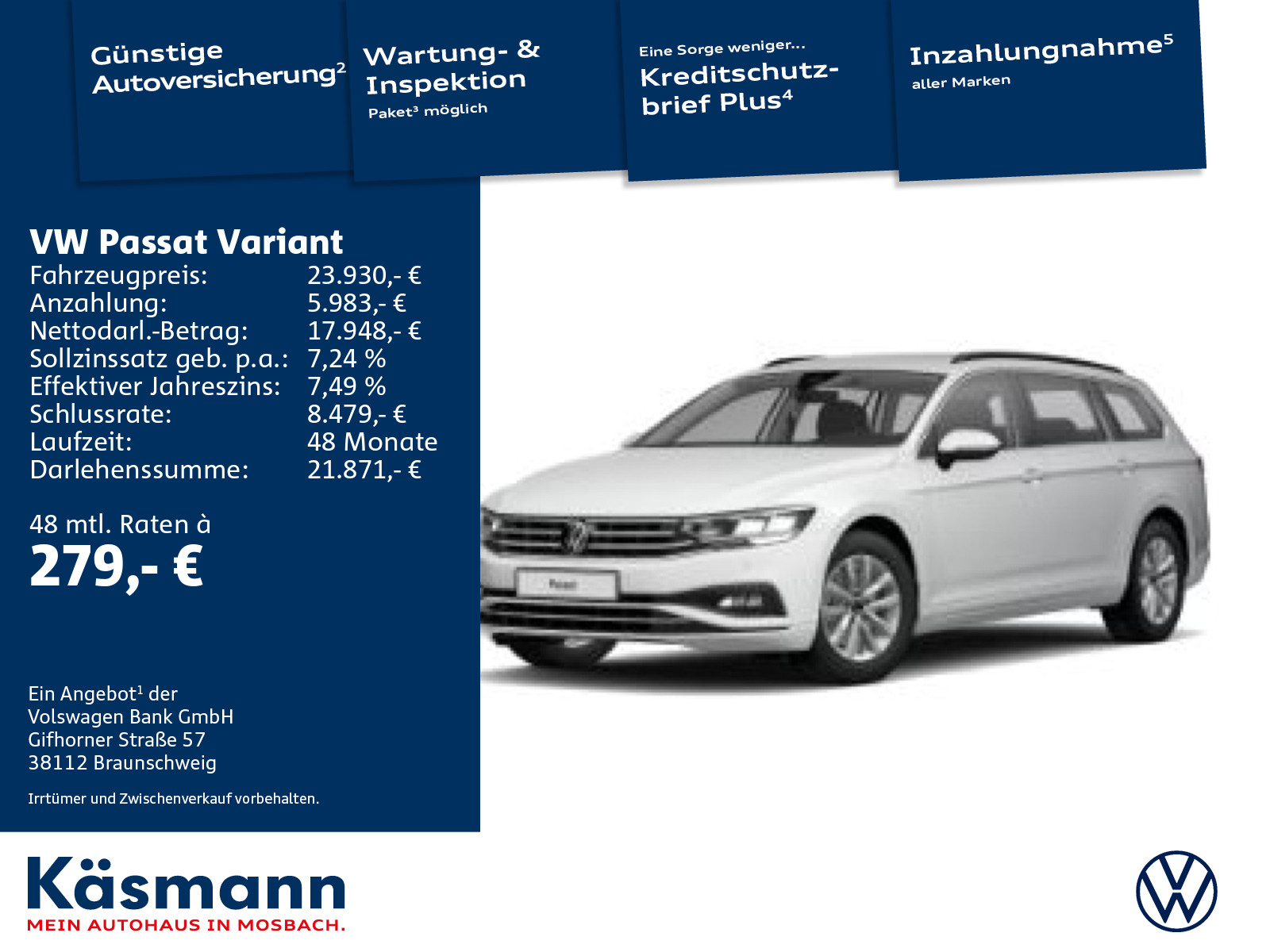 Volkswagen Passat Variant 2.0 TDI Business