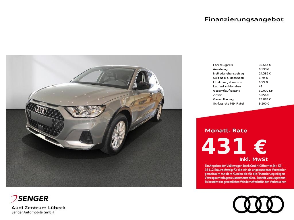 A1 allstreet 30 TFSI Audi connect Sitzhzg. Navi 