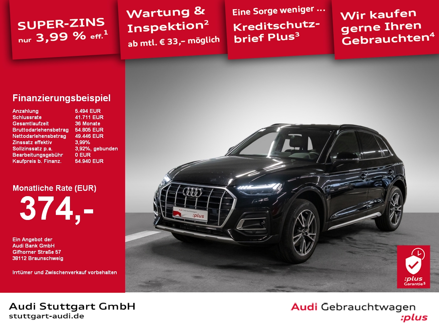 Audi Q5 advanced 45 TFSI quattro
