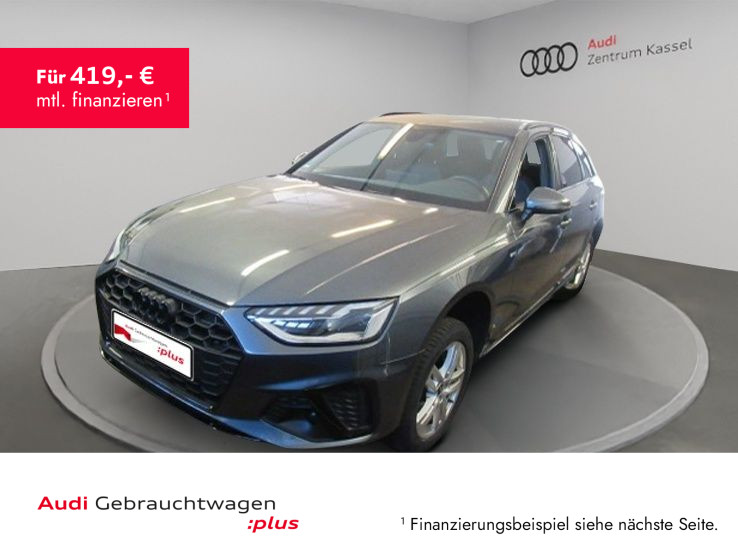 A4 Av. 40 TDI S line LED Navi AHK Teilleder 360°