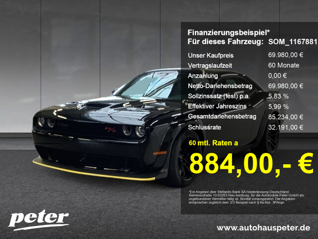 Challenger R/T Scat Pack Widebody 6.4 V8 HEMI