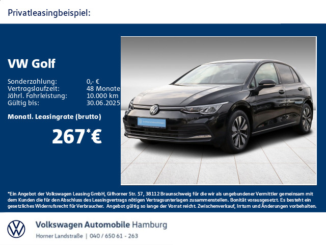 Golf VIII Move 1.5 TSI AHK Sitzheizung Navi PDC