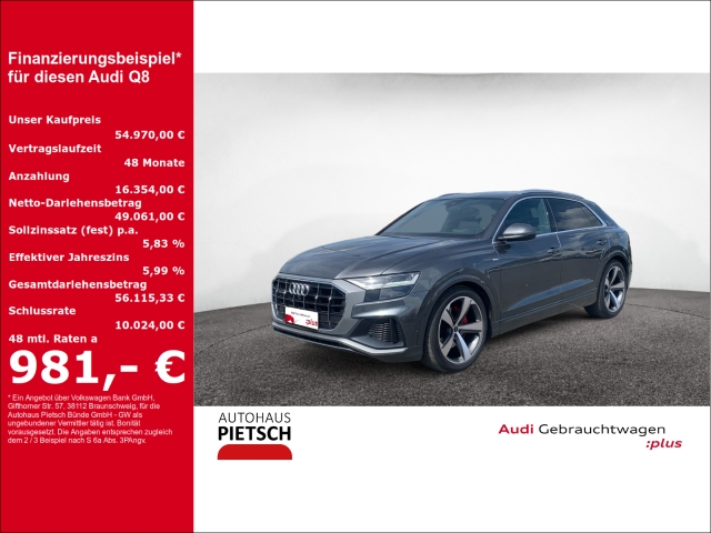 Q8 50 TDI quattro S line NAVI HUD Luftfederung Pano