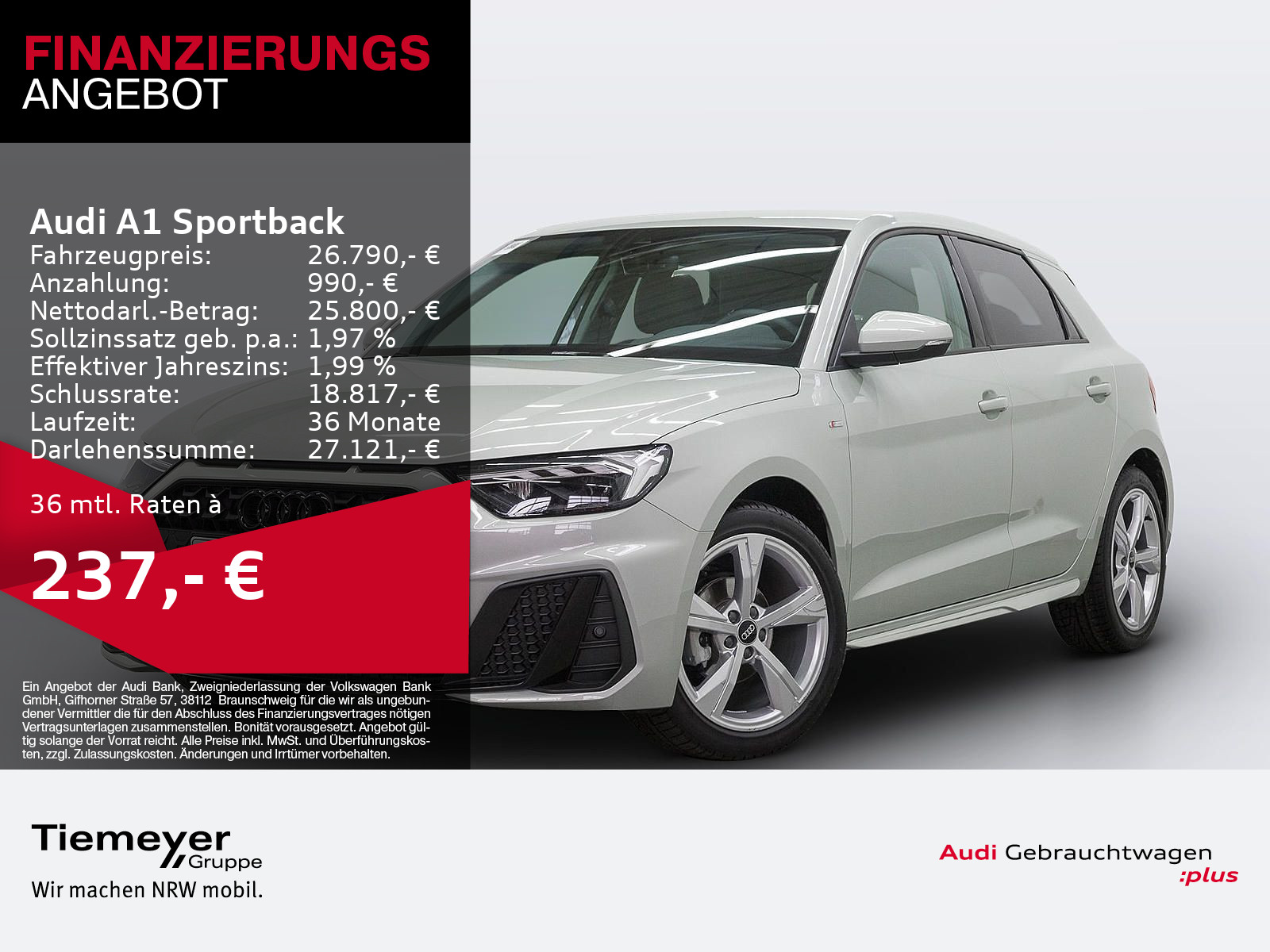 A1 Sportback 25 TFSI S LINE LM17 LED NAVI OPS+