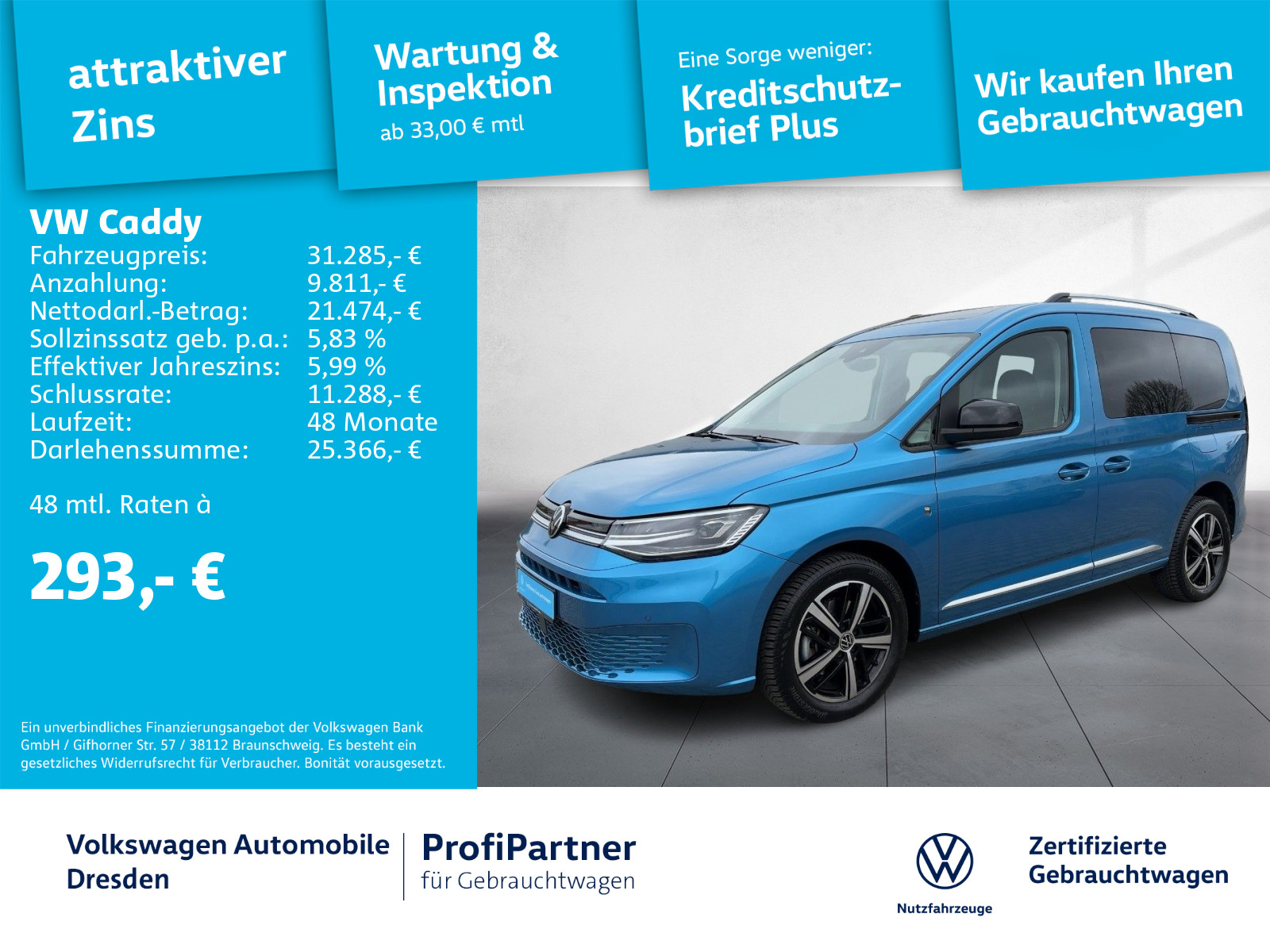 Volkswagen Caddy 1.5 TSI Style