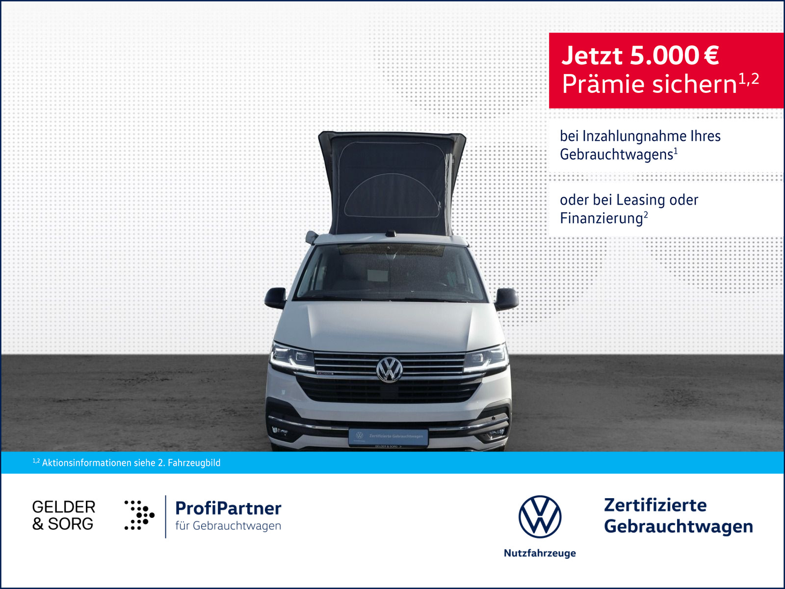 Volkswagen T6 California 2.0 TDI 1 Ocean 5 000€ EXTRAPRÄMIE