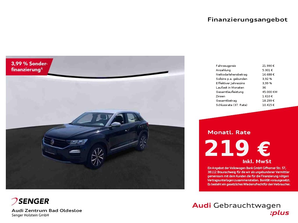 T-Roc 1.5 TSI Style PDC SHZ Carplay 