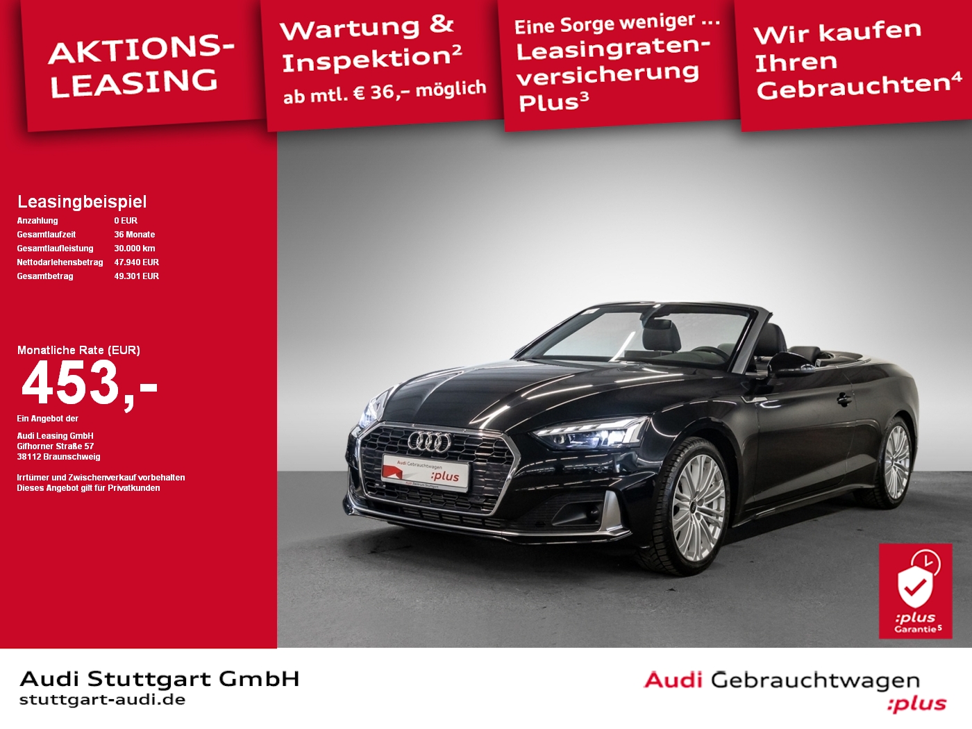 Audi A5 Cabriolet advanced 40 TFSI
