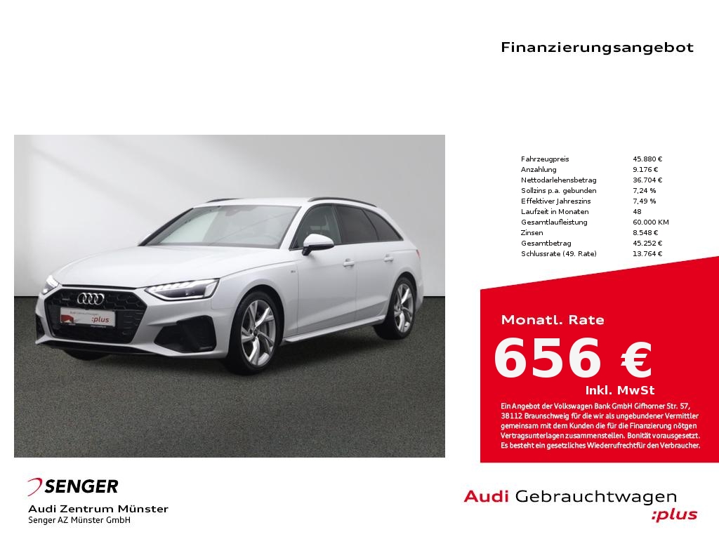 Audi A4 Avant 45 TFSI quattro S line