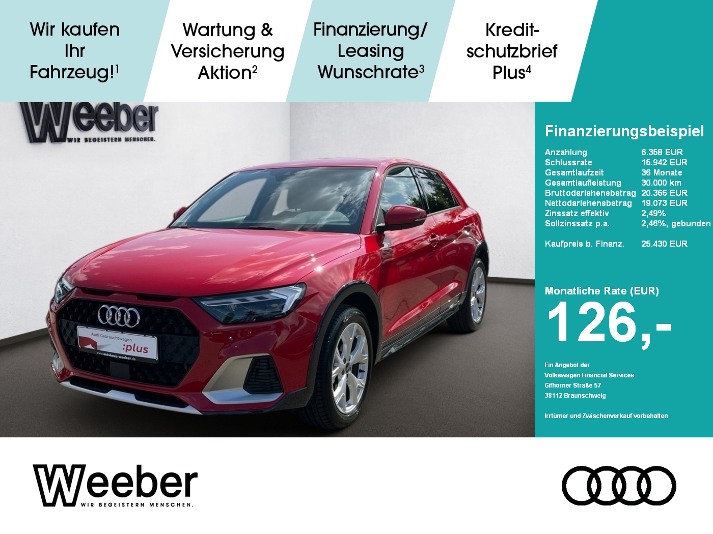 A1 allstreet NAVI*LED*LEDER*PDC*LM*GRA*5J GAR