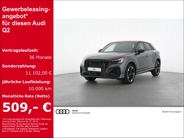 Q2 35 TFSI S LINE MATRIX LED NAVI KLIMA AHK SHZ
