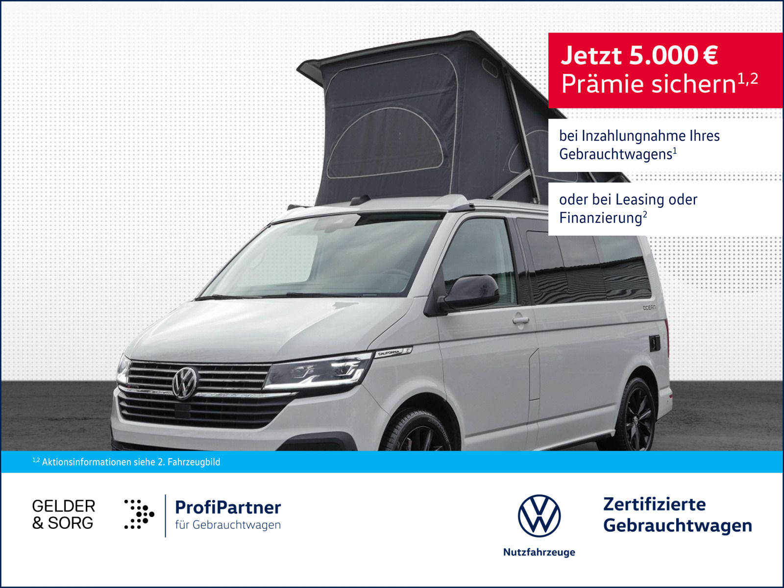 Volkswagen T6 California 5.0 1 Ocean 00€ EXTRAPRÄMIE