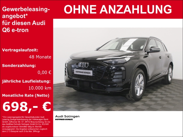 Q6 e-tron SUV 0 25 Versteuerung Tech