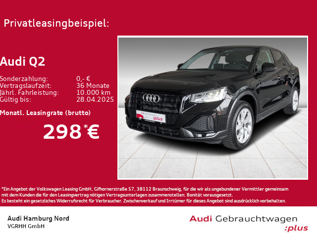 Q2 35 TFSI advanced S tronic Navi Sound AHK Cam
