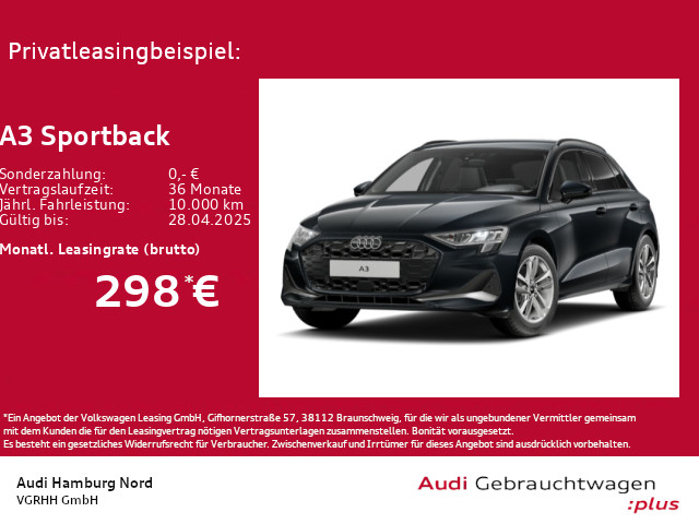 A3 Sportback 35 TFSI S tronic AHK Sound ACC Cam
