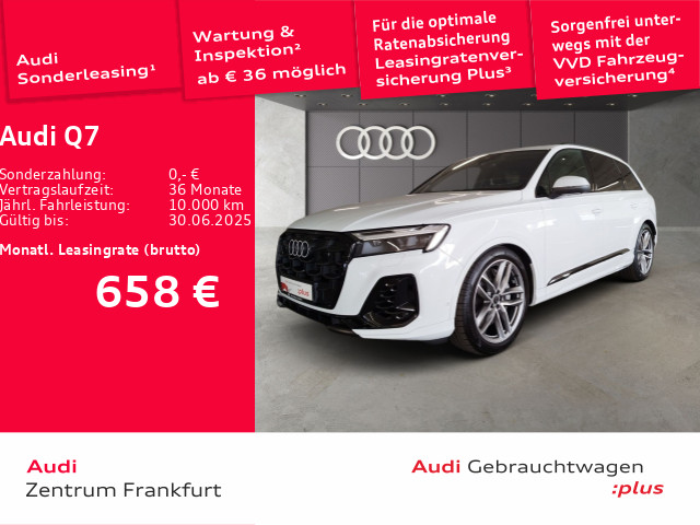 Q7 55 TFSI e quattro tiptronic S line MatrixLED AHK Luft B&O