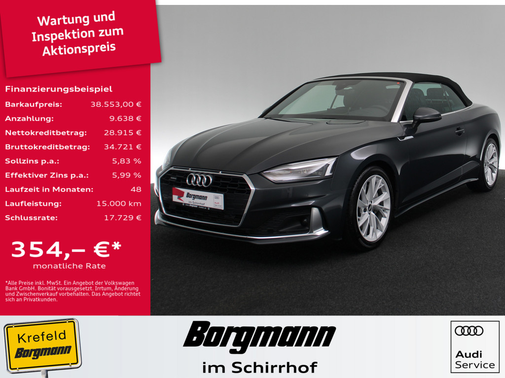 A5 Cabriolet 45 TFSI quattro advanced