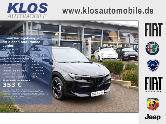 Alfa Romeo Junior 1.2 IBRIDA SPECIALE VGT 136PS DCT6 TECHNOLOGIE