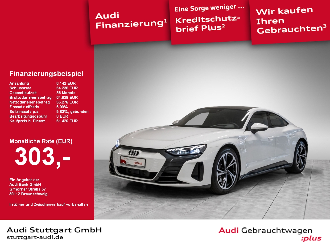 Audi e-tron GT quattro Sitzlüftung °