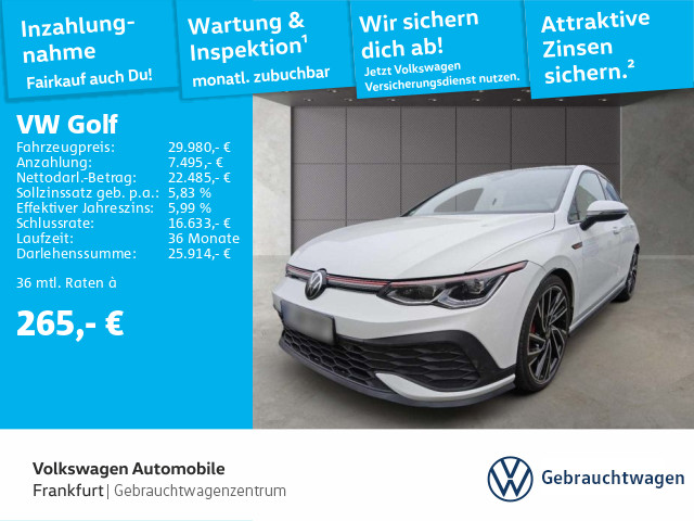 Volkswagen Golf 2.0 TSI VIII GTI 