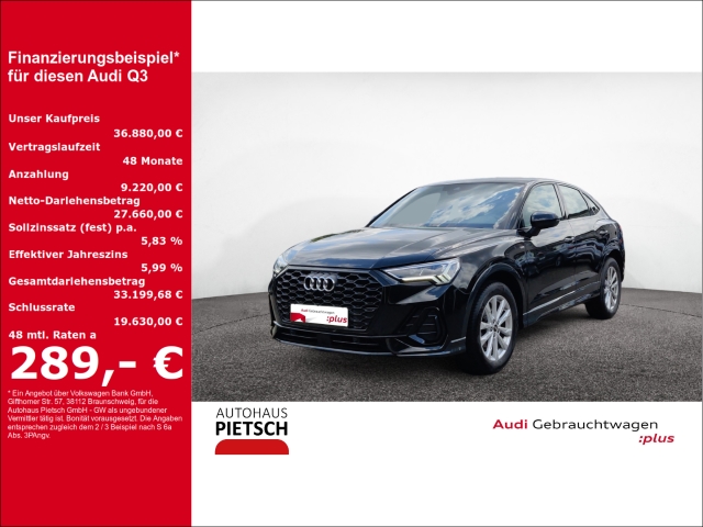 Q3 Sportback 35 TFSI S-Line LED NAVI PDC VC