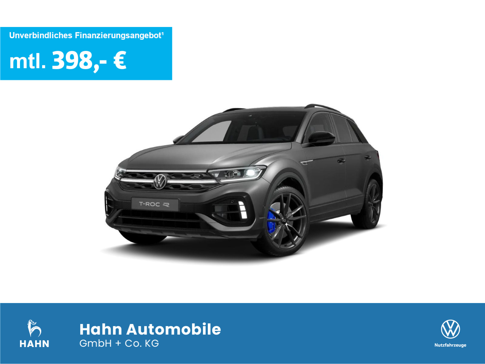 T-Roc R 2,0TSI 4MOTION 221kW DSG PANO BLACK NAVI