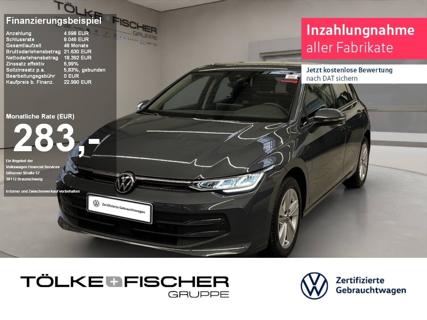 Volkswagen Golf 1.5 TSI VIII Life