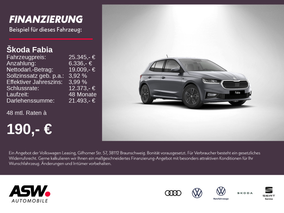 Fabia Tour 1,0 TSI 116PS DSG ACC PDC Kamera SHZ