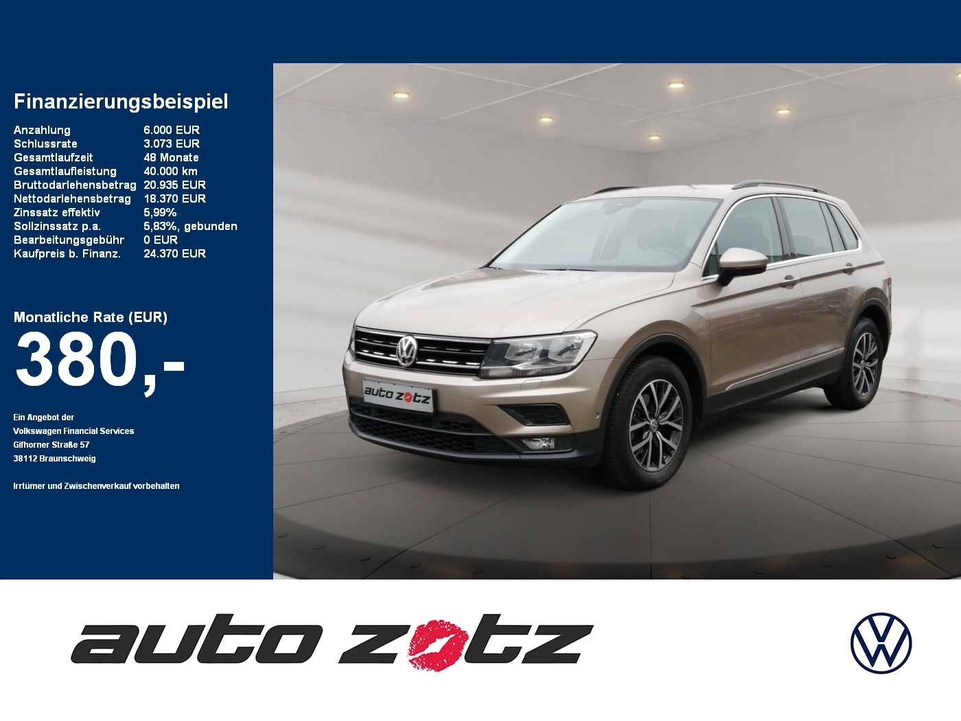 Volkswagen Tiguan 1.5 TSI Comfortline