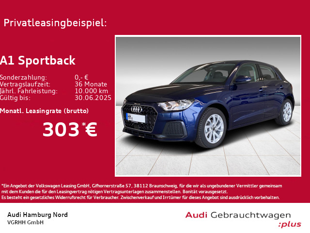A1 Sportback 25 TFSI advanced S tronic Virtual
