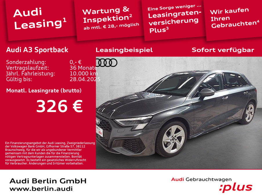 A3 Sportback S line 35 TFSI S tr.