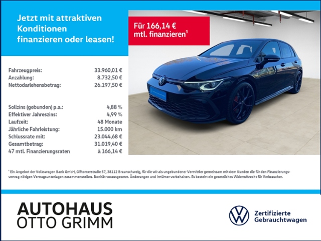 Golf VIII 2.0 TSI GTI DSG Black Style LED