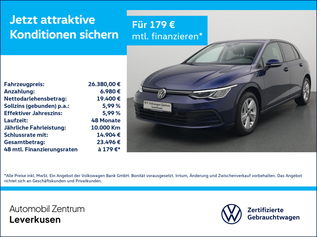 Volkswagen Golf 1.5 VIII eTSI