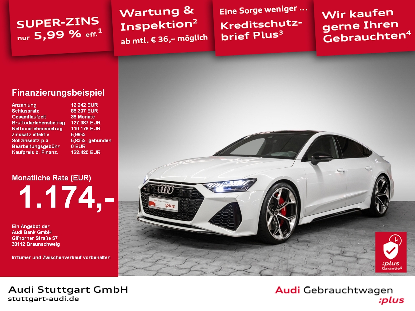 Audi RS7 Sportback performance