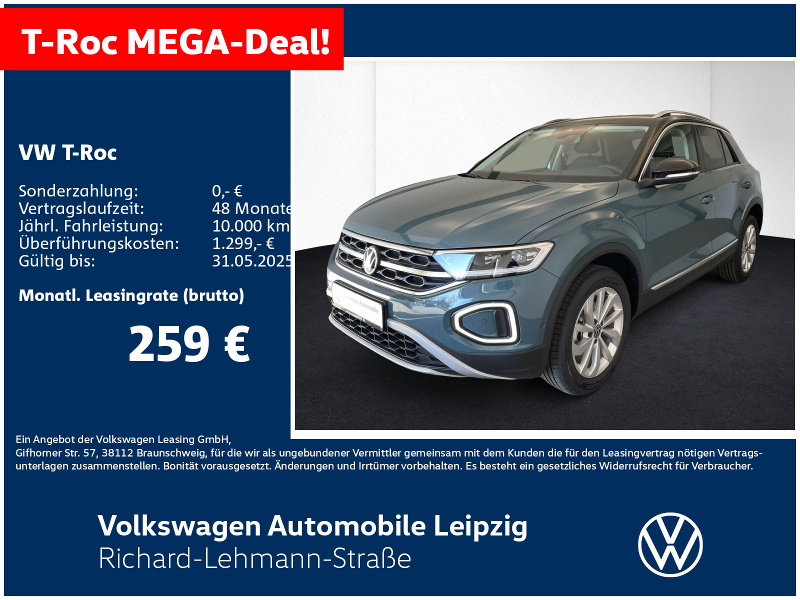 Volkswagen T-Roc 1.0 l TSI Style