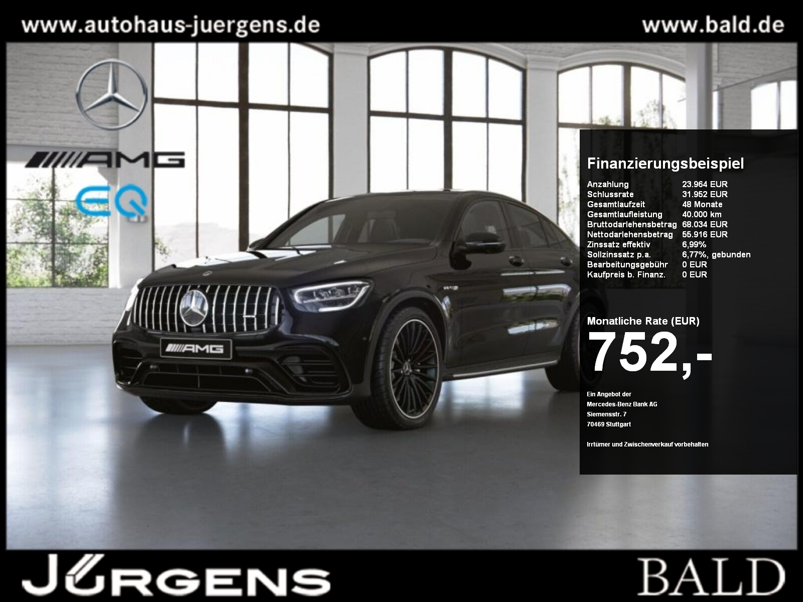 Mercedes-Benz GLC 63 AMG Coupé Perf-Sitze Wide Night