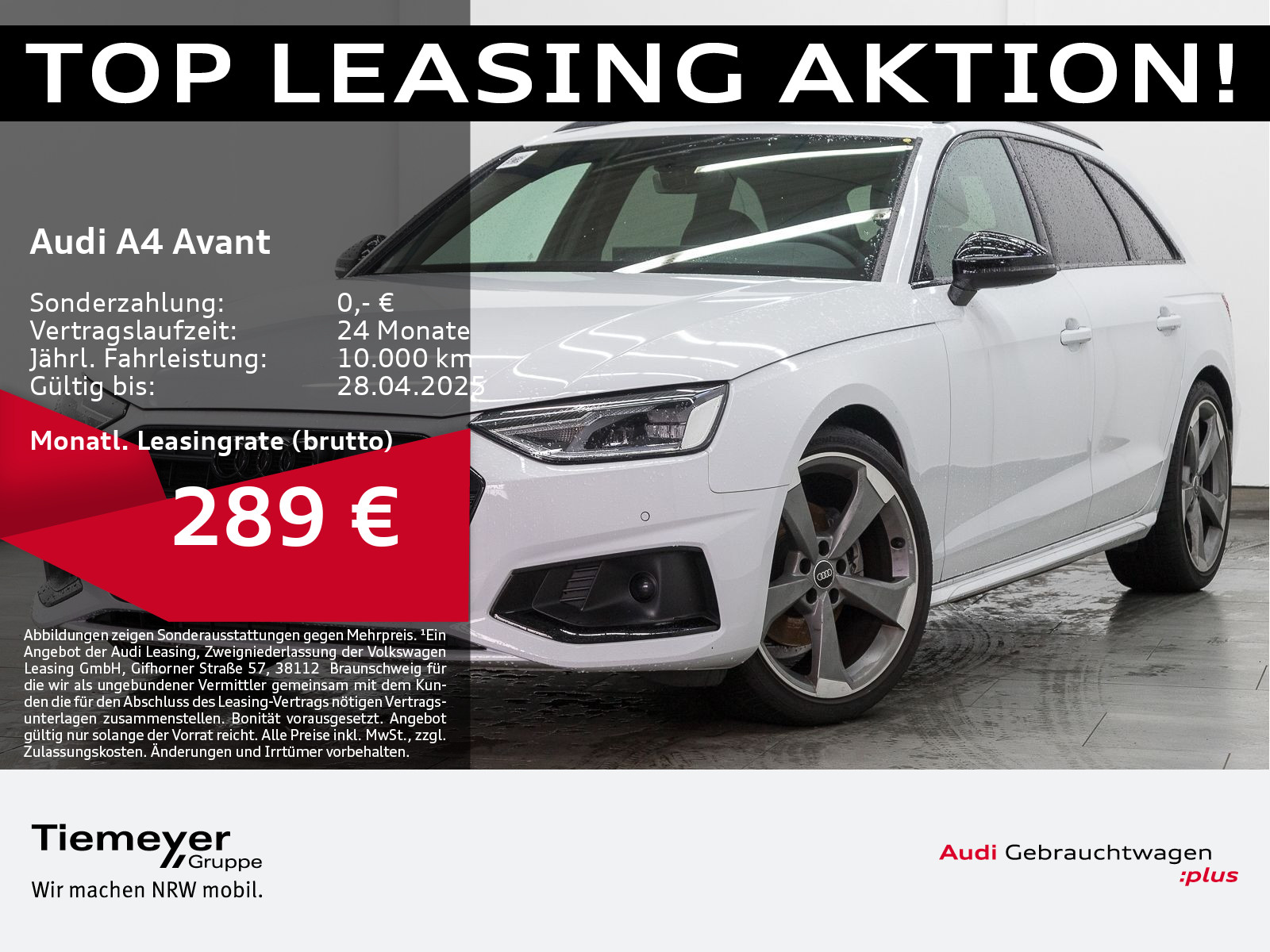 Audi A4 Avant 35 TFSI S LINE LM19 TOUR