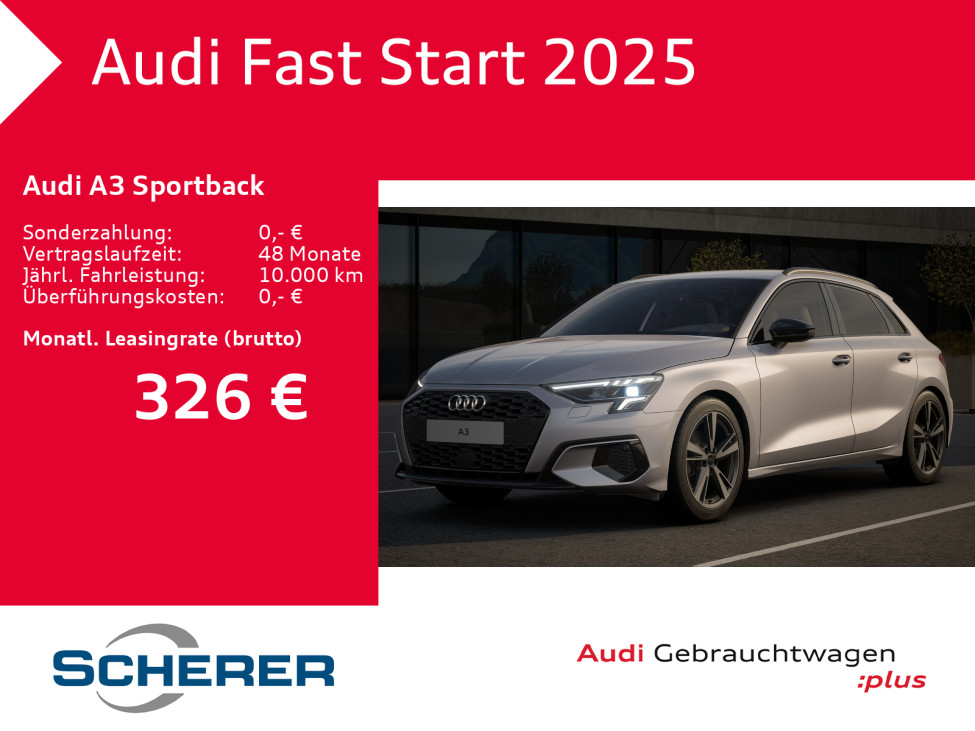 A3 Sportback 35 TFSI S tronic adv. LED NAVI AHK ACC