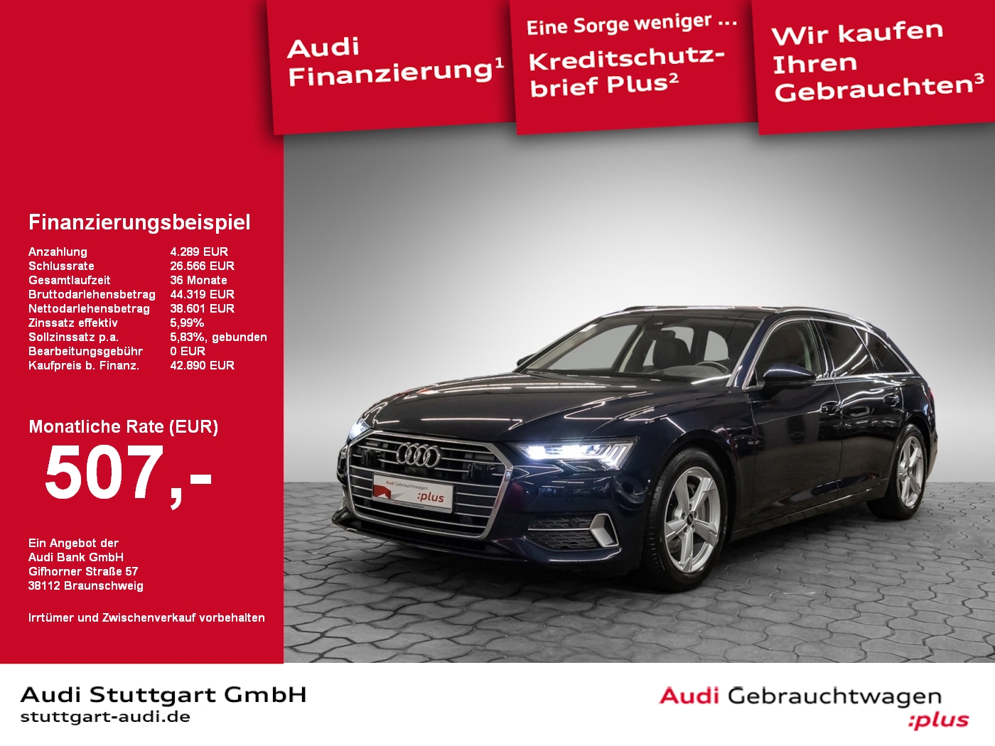 Audi A6 Avant sport 45 TDI quattro