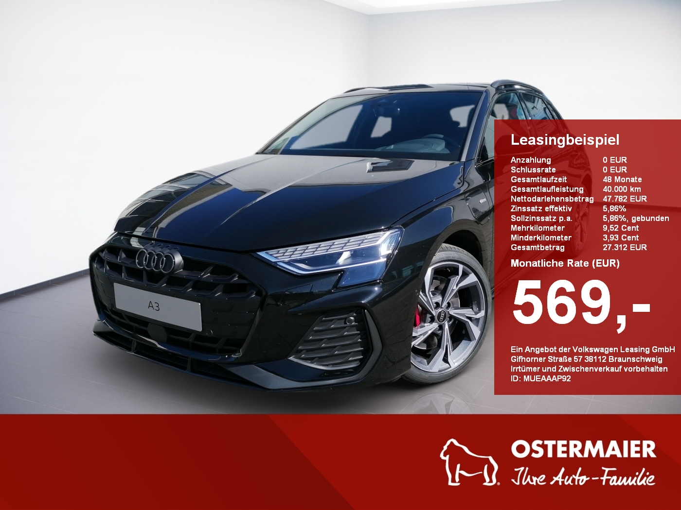 A3 Sportback S line 45TFSIe 272PS  S tronic MATRIX,NAVI,HuD,18ALU,SHZG,KEYLESS