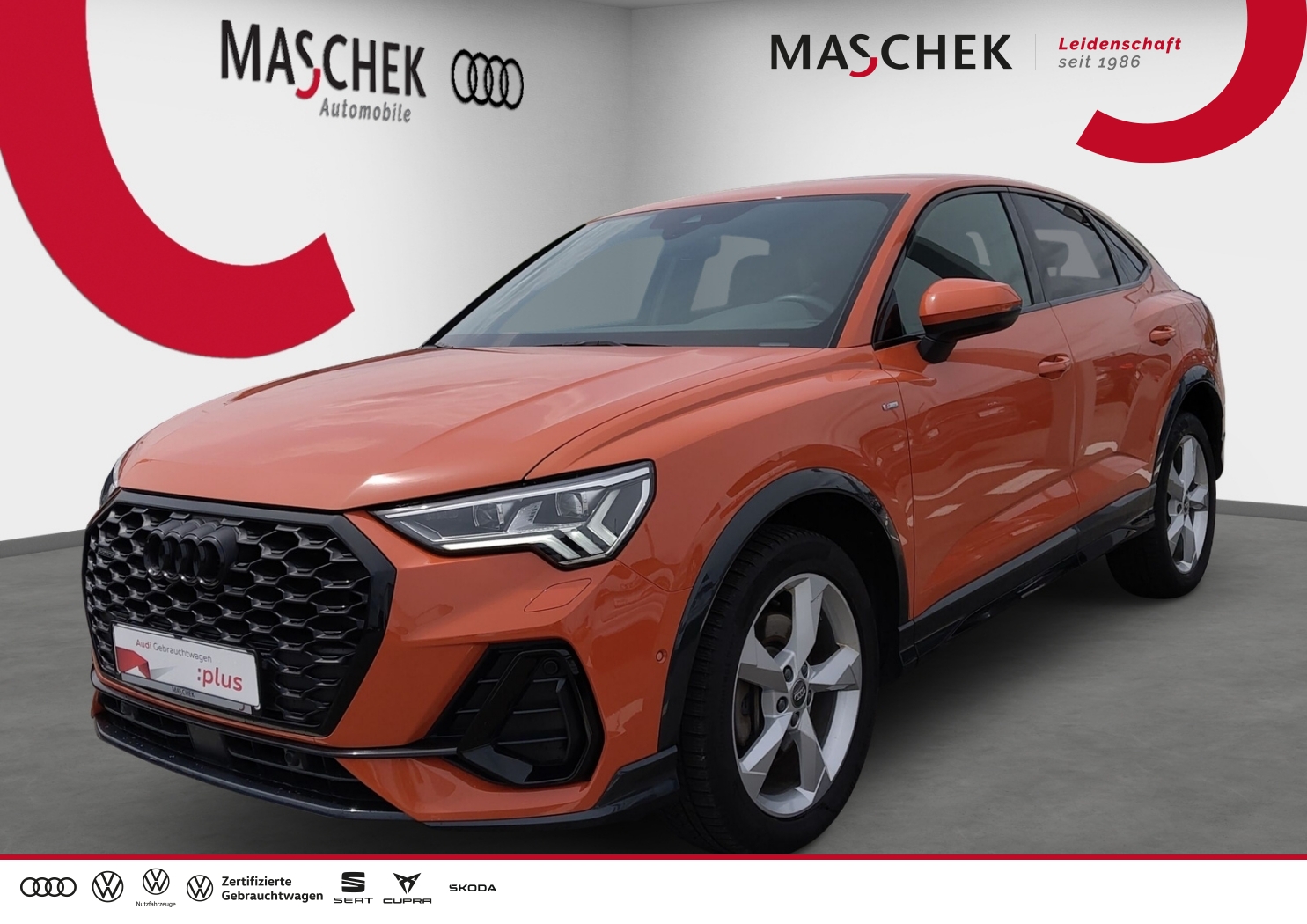 Q3 Sportback S line 40TDI Black AHK ACC Standh. Matrix VC Privacy