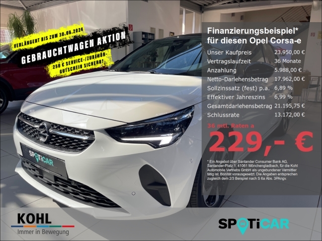 Opel Corsa-e F Elegance Elektro Automatik 136PS