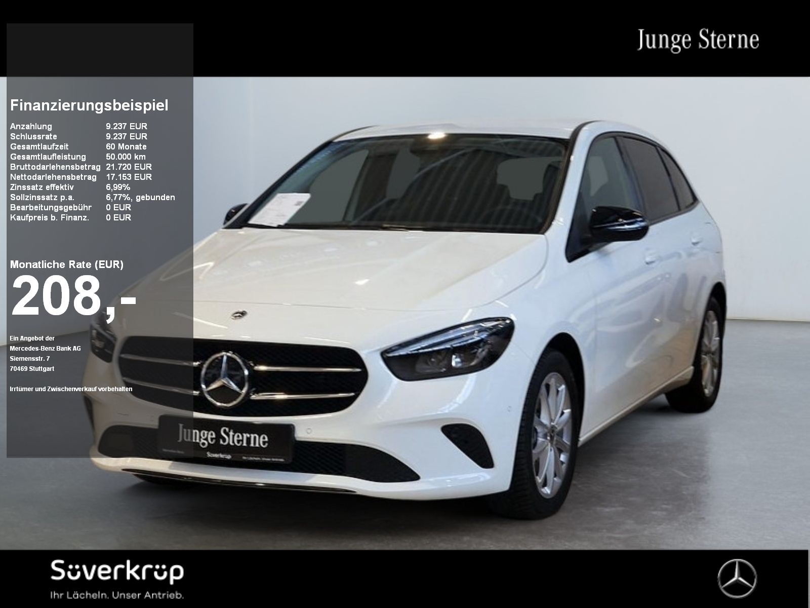 Mercedes-Benz B 250 e NIGHT PROGRESSIVE SPUR