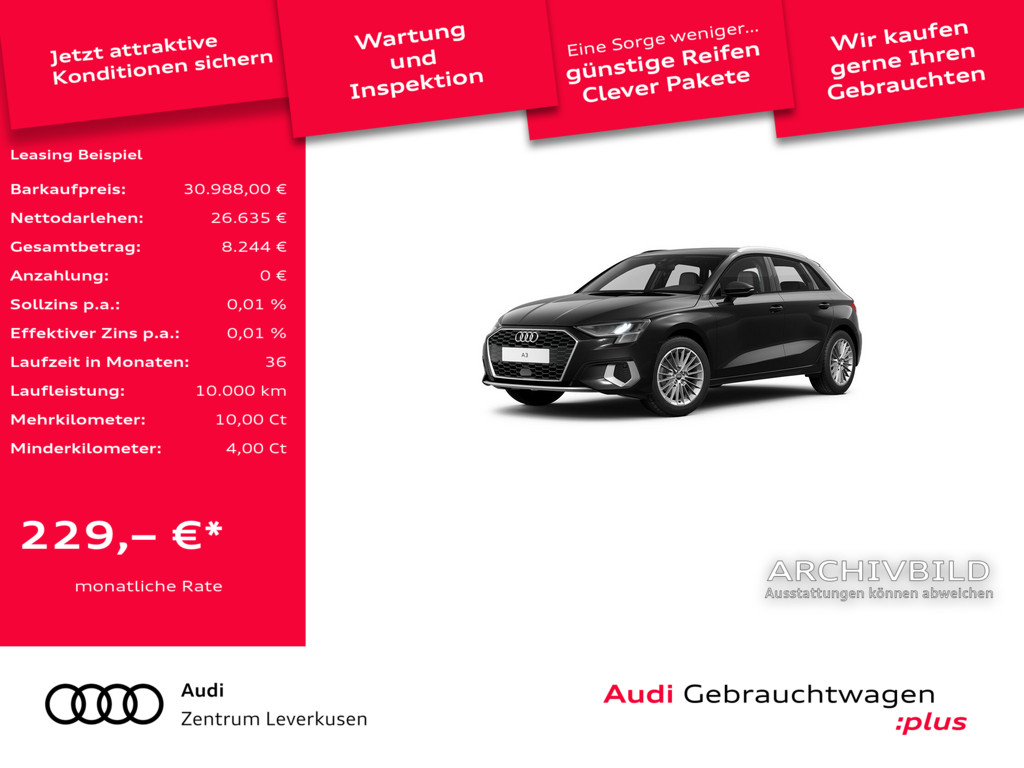 A3 Sportback advanced