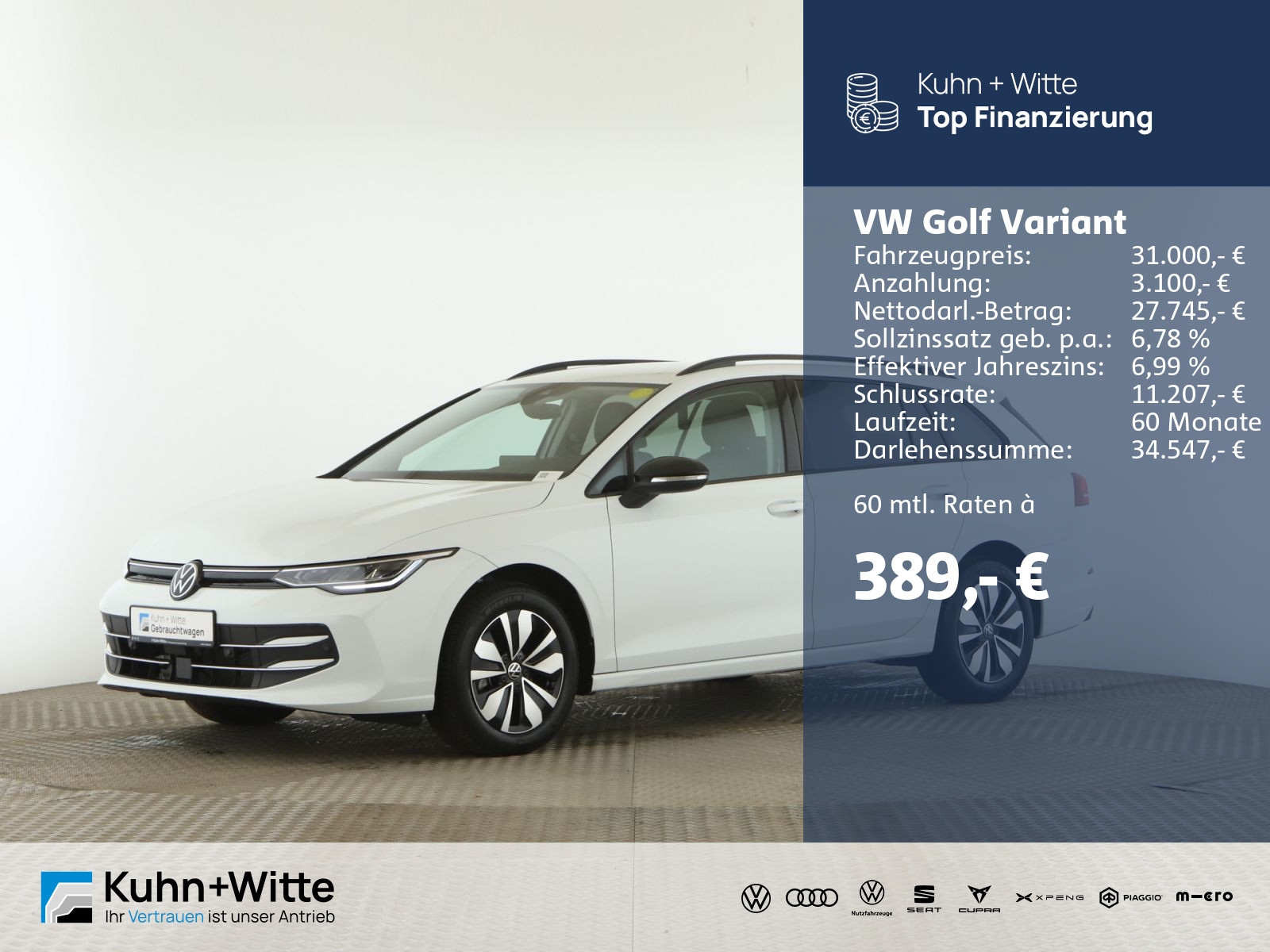 Golf VIII Variant 1.5 eTSI Life *ACC*PDC*LED*AppleCar*