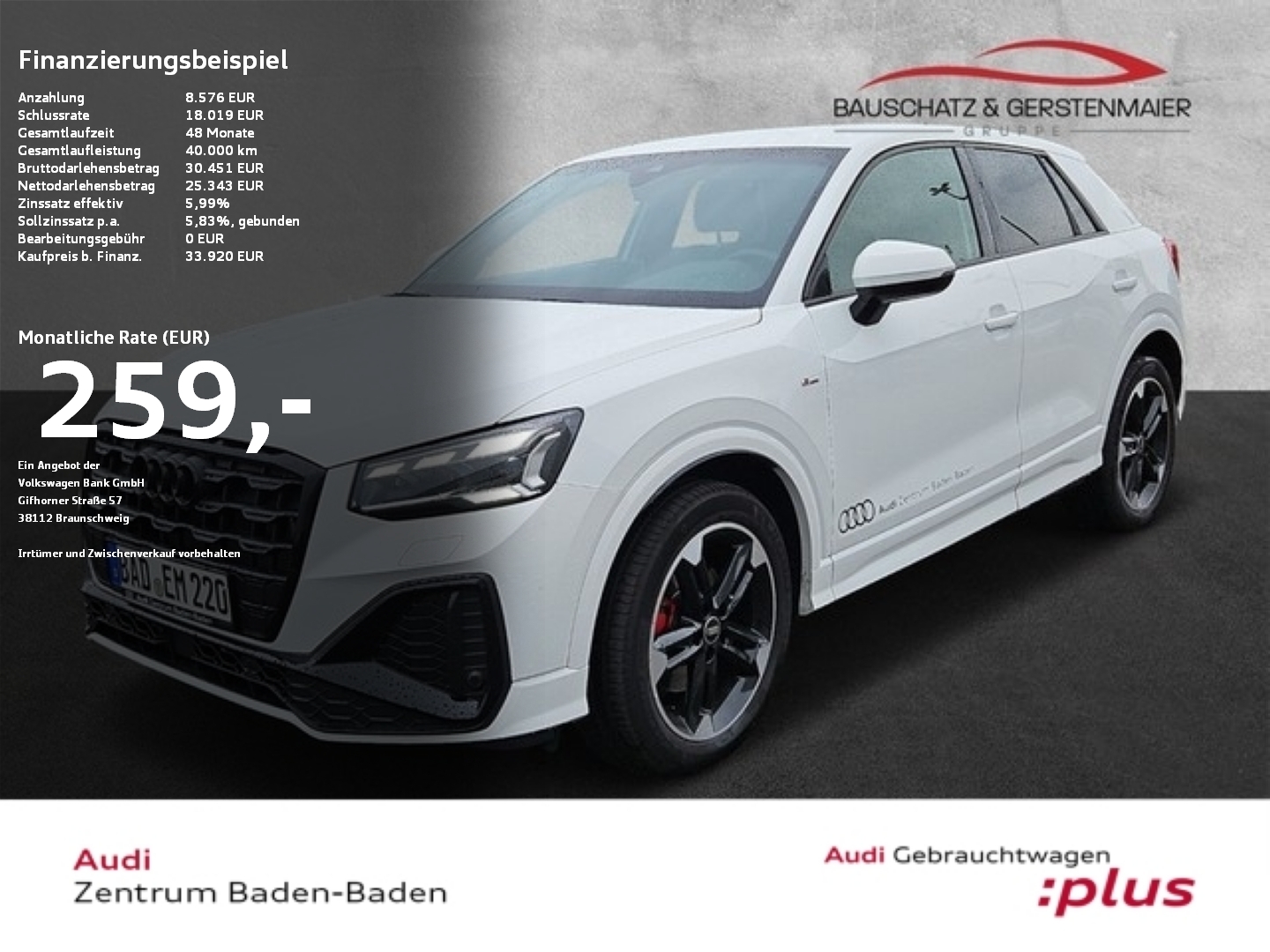 Q2 35 TDI S line Matrix*Fahren*Parken*Sicherh